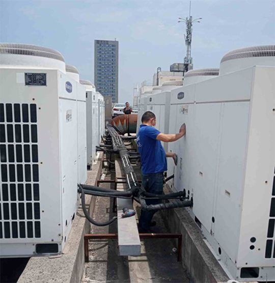 聂荣中央空调制热和不制冷系统维修方法